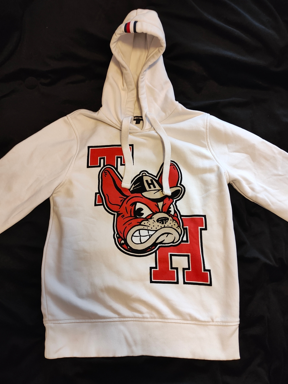 White Hoodie Sweatshirt Tommy Hilfiger